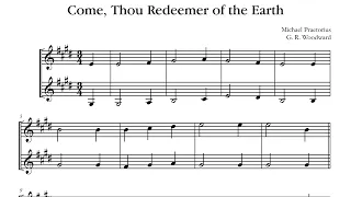 Come Thou Redeemer of the Earth - Unadorned Trumpet Hymn [SCORE]