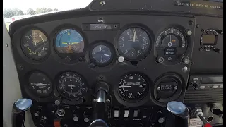 Обзор кабины самолета Cessna 150