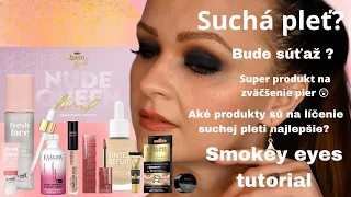 Ako na líčenie suchej pleti, Tutoriál s paletkou od Plačkovej + samé dobré produkty