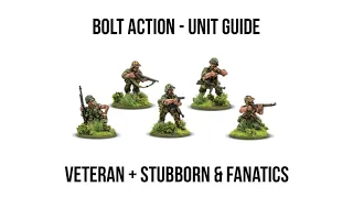 Veterans - Bolt Action Unit Guide