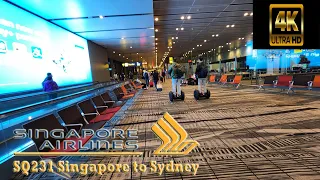 Singapore Airlines SQ231 Singapore to Sydney 4k