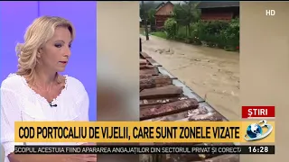 Alertă METEO. Cod Portocaliu de vijelii