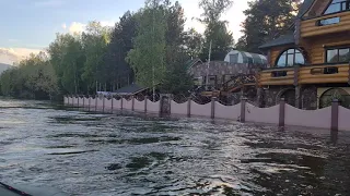 Последствия сброса воды с красноярской ГЭС 4к