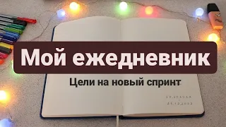 МОЙ ЕЖЕДНЕВНИК |ЦЕЛИ НА ГОД|ПЛАНИРОВАНИЕ НЕДЕЛИ|ОФОРМЛЕНИЕ  ЕЖЕДНЕВНИКА НА  ЯНВАРЬ | bullet journal