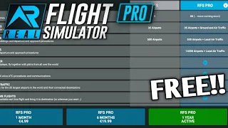 How to get RFS PRO for FREE! (WORKING!!) 🔥🔥 RFS Real Flight Simulator [April fools]