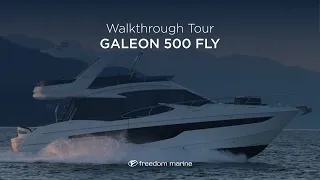 Galeon 500 FLY Walkthrough I Freedom Marine International Yacht Sales