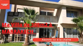 La Villa de 350M2 que je LOUE à MARRAKECH  💯