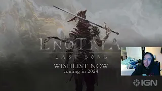 Enotria: The Last Song - Reaction
