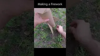 Making a Massive Firework #shorts