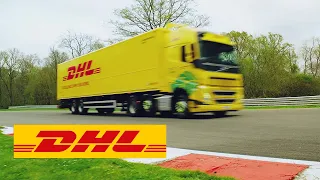 DHL Fastest Lap with truck fuelled by biofuels
