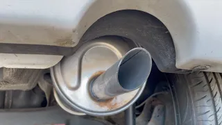 Replacing rear exhaust on Nissan Micra