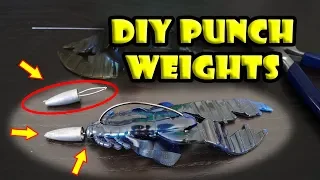 How to Make Your Own Punch Weights for the Punch Rig (DIY Sasuteki) Bass Fishing Rig