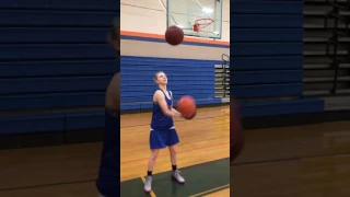 Hanna Malik Juggling Basketballs