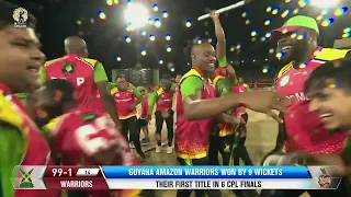 Saim Ayub's Six WINS the CPL for the Guyana Amazon Warriors! | CPL 2023 Final