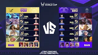 BRU vs VGM Game 3 I AWC 2021 Quarter Final Day 2 I Buriram United vs V Gaming Full Game