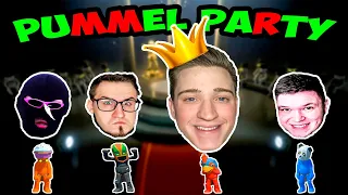 ВОЗВРАЩЕНИЕ В Pummel Party! На изи РАСКИДАЛ банду ЮТУБА и взял ТОП 1!