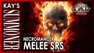 PoE 3.16 - Melee Summon Raging Spirits - Necromancer - Melee SRS - Build Showcase - Build Guide