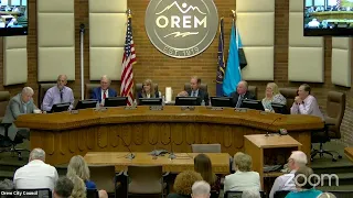 Special Orem City Council Meeting - 8.02.2022