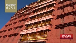 Potala Palace in Lhasa, Tibet, gets annual whitewash with "sweet" paint
