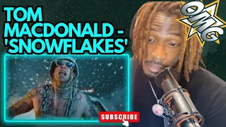 "Did it Again" Tom MacDonald - SNOWFLAKES |Must Watch | Official Music Video |Simply REACTIONS