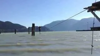 Slackline over Howe Sound