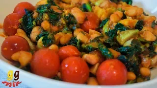 10 minute Warm Cannellini Bean Salad