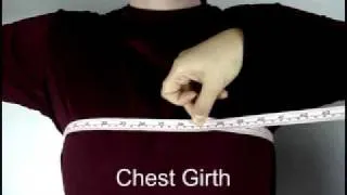 Male Chest Girth Measurement for Suits and Shirts