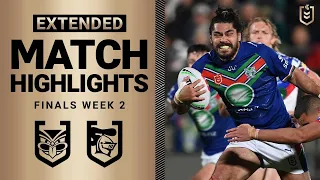 NRL 2023 | New Zealand Warriors v Newcastle Knights | Extended Match Highlights, Finals Week 2