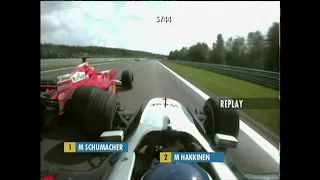 Mika Hakkinen vs Michael Schumacher | 2000 Belgian GP at Spa Francorchamps | DigitalF1 [4k|50fps]