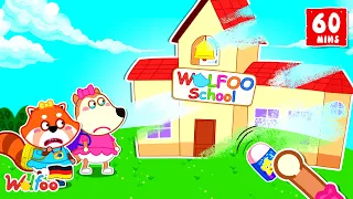 Wolfoo Geschichte🐺Wolfoo, was wäre, wenn die Schule plötzlich verschwinden würde? @WolfooDeutsch