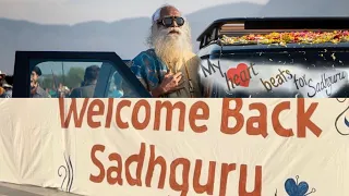 [Full Video]🌸 Welcome Back Sadhguru 🌸 | Airport to Isha Yoga Center