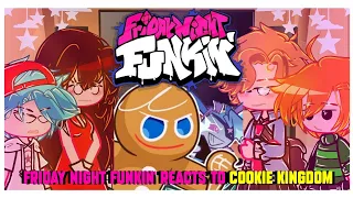 🎤~Friday Night Funkin REACTS To Cookie Kingdom (Twizzly Gummy Cookie)~🎤 |[]|Gacha|[]|