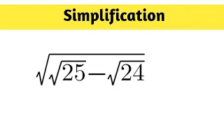 A Nice Simplification Question| Can you Solve This