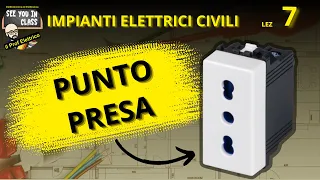 7-punto presa, fase, neutro, terra, prese italiane, schuko, universale, schema montaggio e unifilare