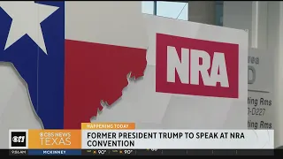 Former President Trump to speak at NRA Convention in Dallas