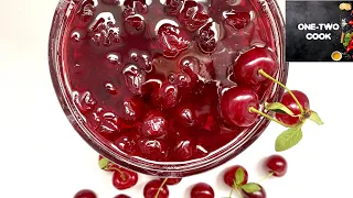 Густое вишневое варенье за 15 минут/ Cherry jam recipe