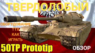 50TP Prototype WoT Blitz обзор. ТВЕРДОЛОБЫЙ ПОЛЯК.