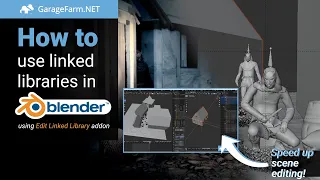 How to link character assets using collections in Blender