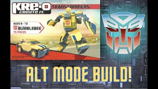JJ Prime KRE-OTES IT: KRE-O Transformers BUMBLEBEE (Small) ALT MODE BUILD!