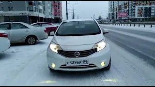 Светодиодные противотуманные фары Sal-Man 50Вт двухрежимные Nissan Note