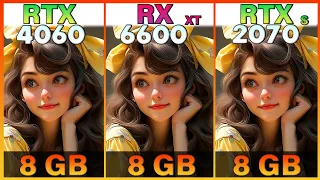 RTX 4060 vs. RX 6600 XT vs. RTX 2070 Super Tested in 12 Games | 1080p vs. 1440p
