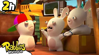 ¡Conoce al mejor amigo de los Rabbids!| Rabbids La Invasión|Nueva compilación 2H |Cartoon para niños