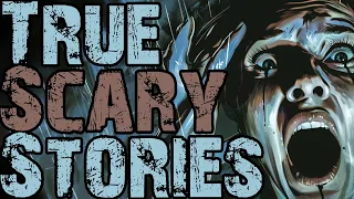 True Scary Stories To Help You Fall Asleep | Light Thunderstorm Sounds