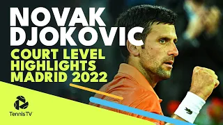 Novak Djokovic Court-Level Brilliance vs Hurkacz | Madrid 2022 Highlights