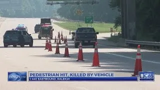 I-440 eastbound closed for 2 hours after deadly pedestrian accident