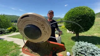 Stihl Fs 490-C , cutting for the first time this year grass with Stihl autocut 46-2.