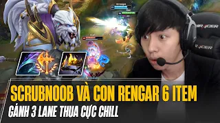 RENGAR CỦA SCRUBNOOB GÁNH 3 LANE THUA CỰC CHILL - TEAM ĐỊCH LỤC ĐỤC NỘI BỘ VÌ KHÔNG THỂ ĐỠ