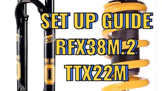 HOW TO OHLINS SUSPENSION SET UP GUIDE RFX38M.2 & TTX22M