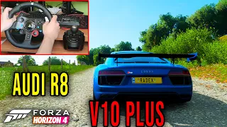 2016 AUDI R8 V10 PLUS (Steering Wheel + Shifter) - Forza Horizon 4 #29 | Radex