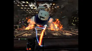 Ghostbusters - defeating the Stay Puft Marshmallow Man | PlayStation